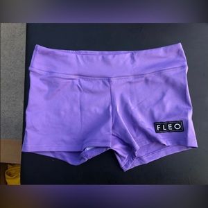 Purple Fleo shorts size medium